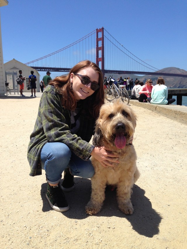 Kelsey and me after a great afternoon on Crissy Field, just before we said our goodbyes